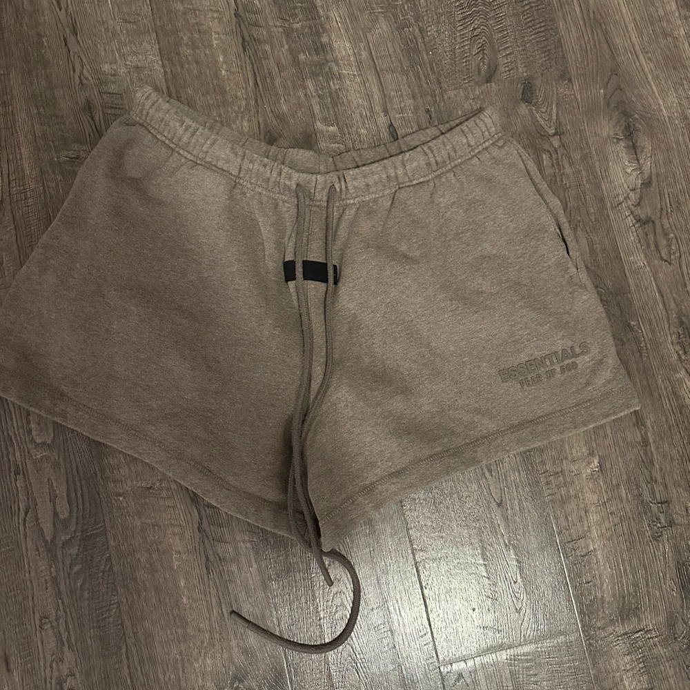 Essentials Taupe Lounge Shorts